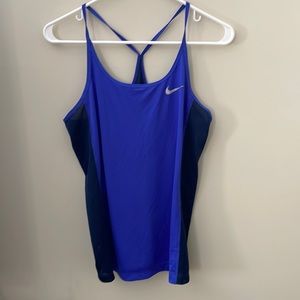 Nike running tank purple size medium